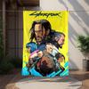 Cyberpunk Flannel Blanket Soft Warm All-Season Throw, Design for Camping, Car Travel, Hiking Sofa, Bed, Office Perfect Gift for Parties
