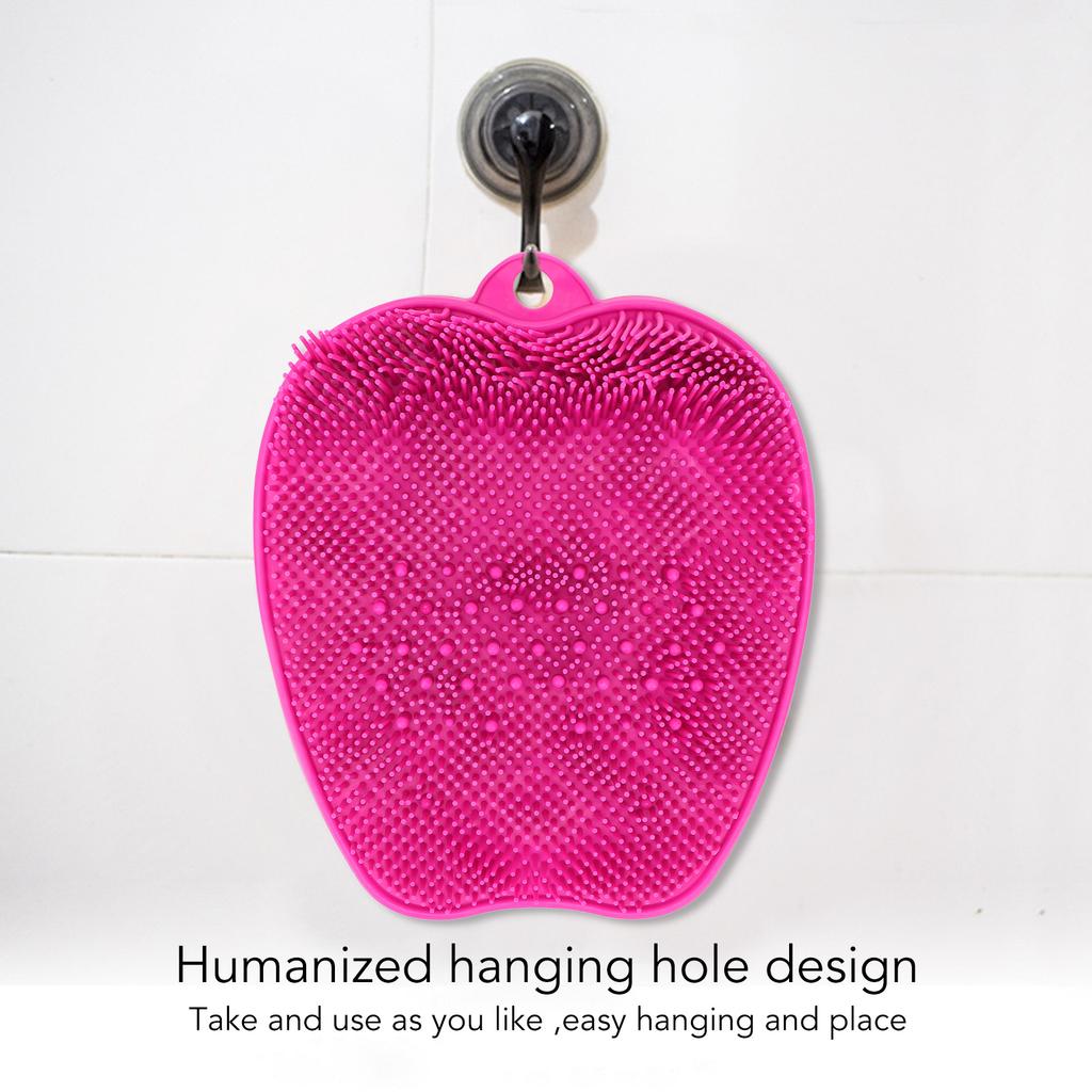 Shower Foot Scrubber Prevent Slip Suction Cup Fatigue Relief Bath Foot Wash  R for Pregnant Women Elderly