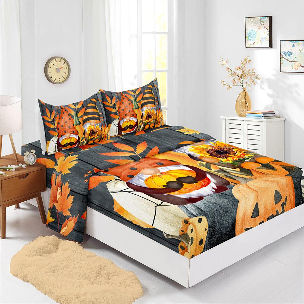 

Four-Piece Mattress Digital Print Mattress Protective Cover Bedding Honey Dwarf (90cm * 190cm * 40cm) Pillowcase * 1