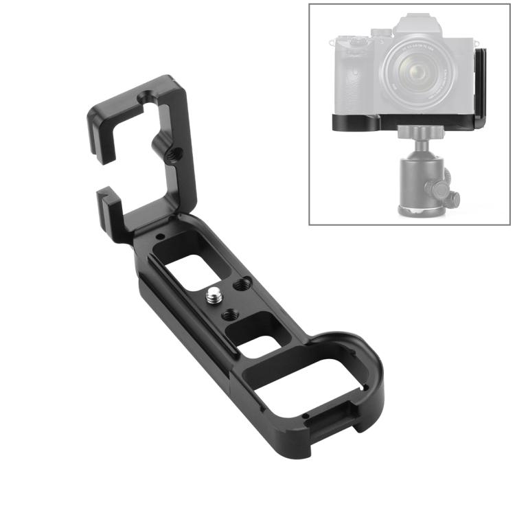 

PULUZ 1/4 inch Vertical Shoot Quick Release L Plate Bracket Base Holder for Sony A7R / A7 / A7S чёрный