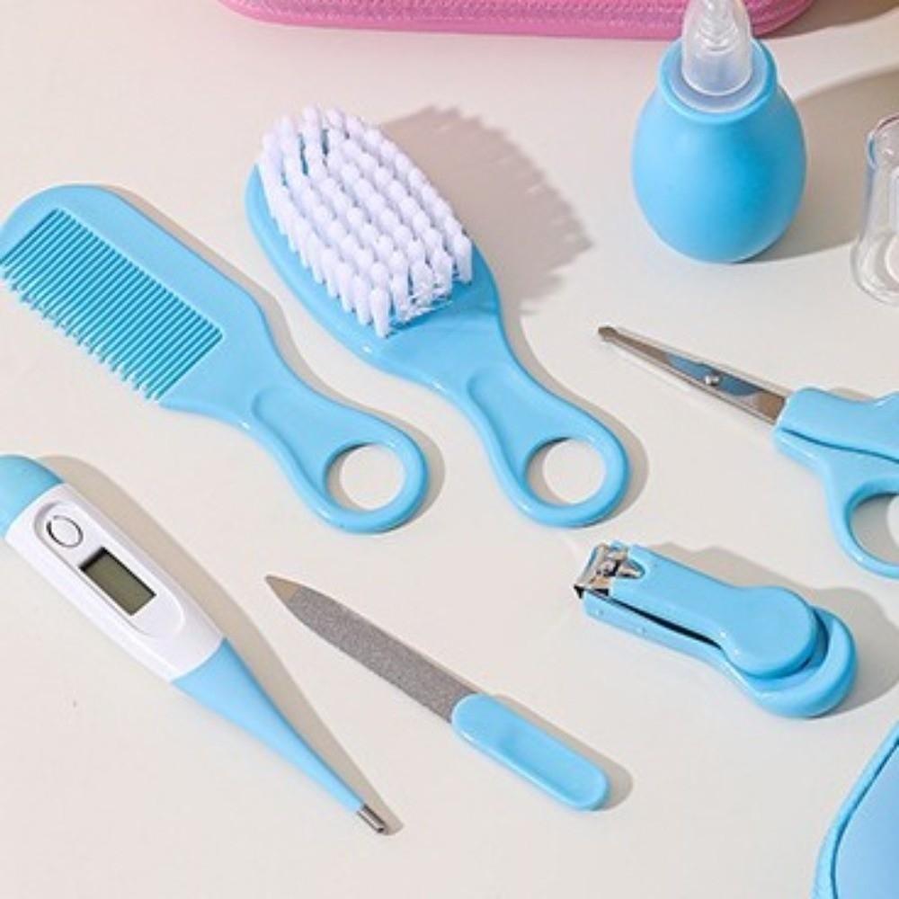 8pcs Soft Bristle Brush Baby Health Care Kit Material Safety Mother and Baby Care  Kids Health