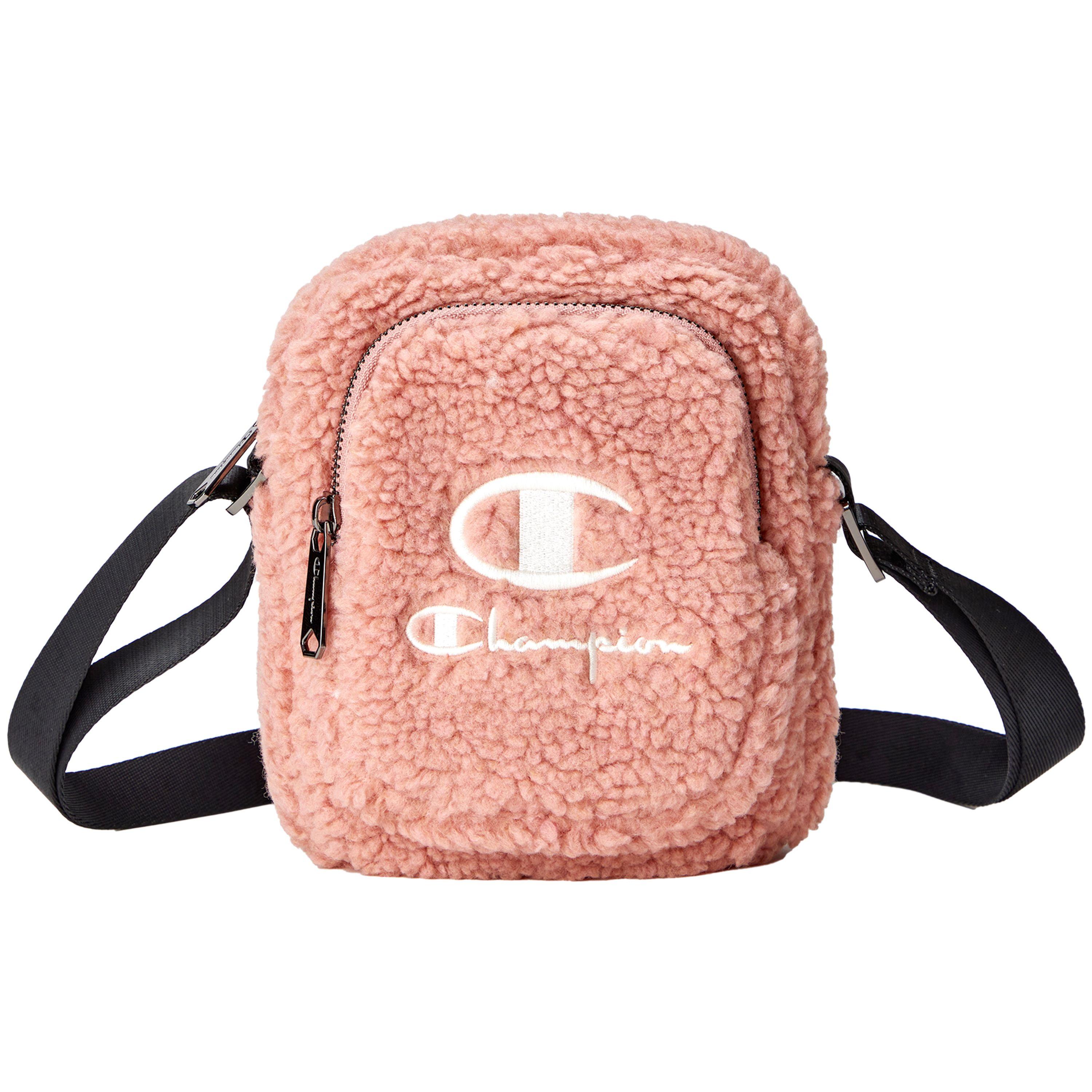 

Champion Fuzzy Series Cute Classic Logo Embroidery Fashionable Versatile Trendy Fabric Shoulder Bag Unisex Bags Off-White Brown Pink HBG004 Ecru