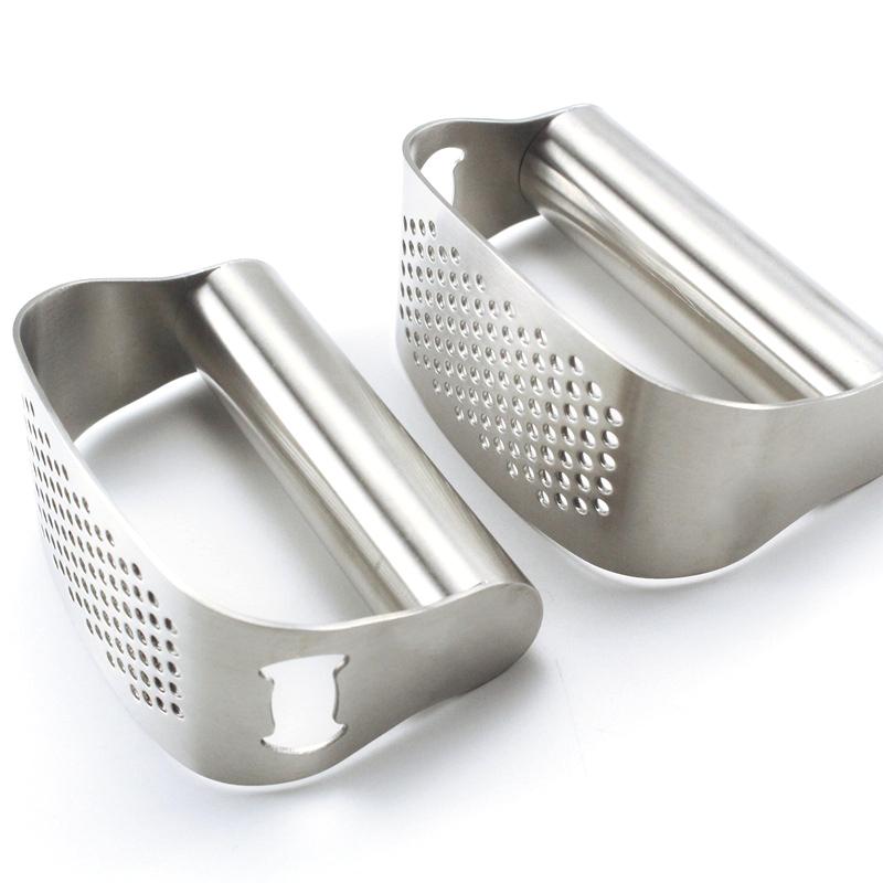 Stainless Steel Garlic Press Squeezer Manual Garlic Ginger Rocker Crusher Garlic Cutting Mince Tools Kitchen Gadgets