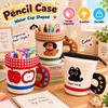 Cartoon Pencil Bag Large Capacity Pen Holder Multifunctional Pencil Case Student