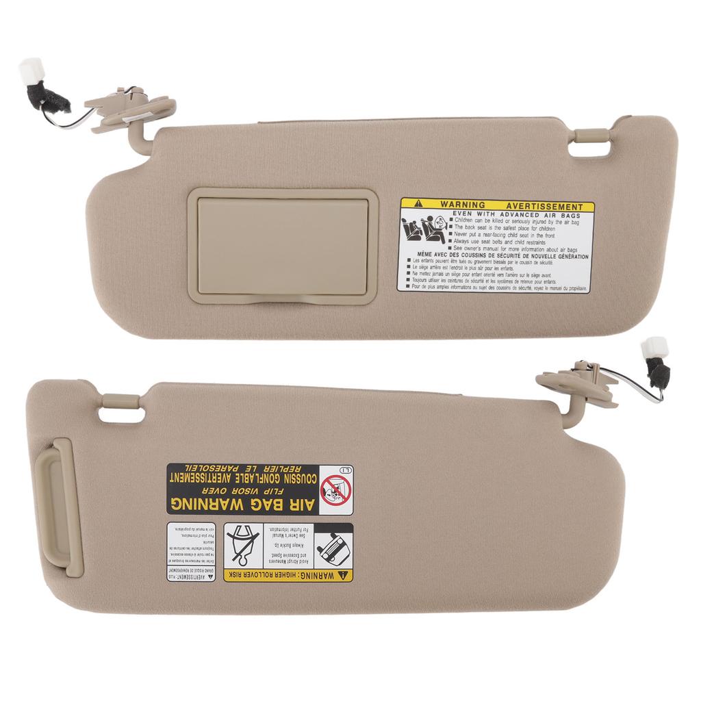 Car Inside Sun Visor With Makeup Mirror 852013K010QD Replacement for Hyundai Sonata 2006‑2008