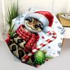1pc Christmas Snake with Santa Hat and Candy Cane, Automatic Opening Umbrella, Portable 3-Fold Design, 8-Bone Iron Frame, Outdoor Umbrella, Festive Gi