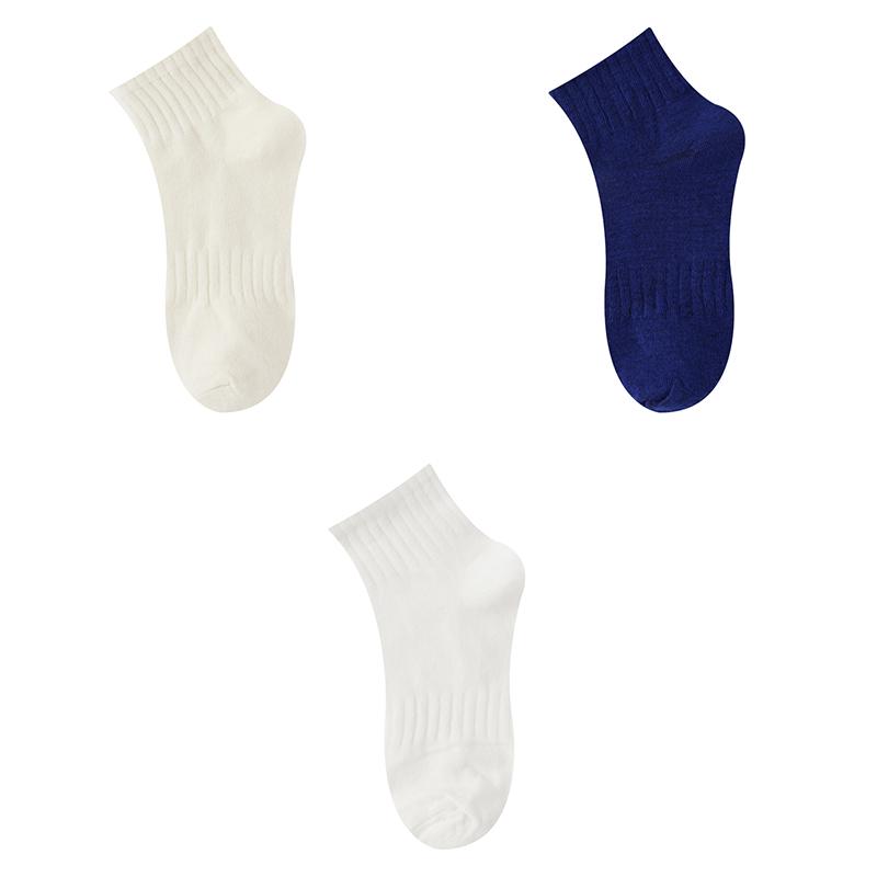 3 Pairs Trendy Candy Color Ankle Socks For Women Tucking Boat Socks Cotton Sweat-absorbing Girls Short Socks Sports Socks