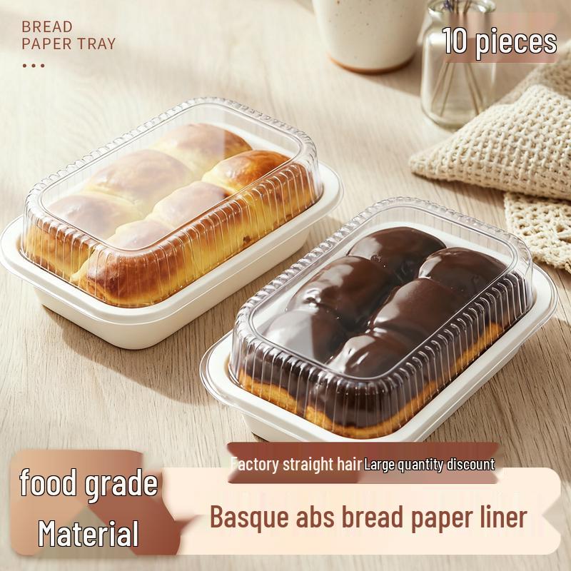 Прямоугольные бумажные формы для выпечки Wolfenksen 10 Pcs