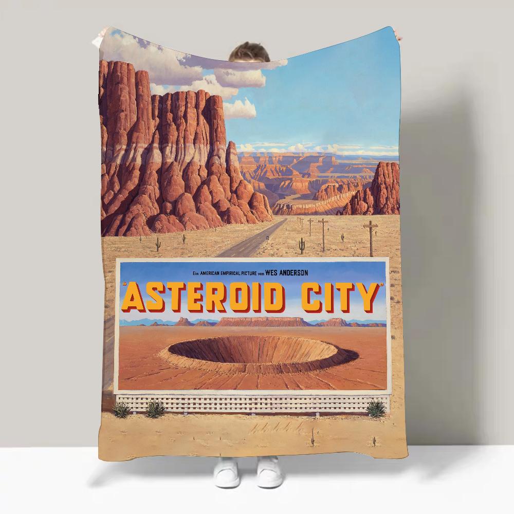 

Movie A-Astroid city Blanket Design Lightweight For Dorms, Naps, Living Room, Office,Sofa,All-Season 30x40in