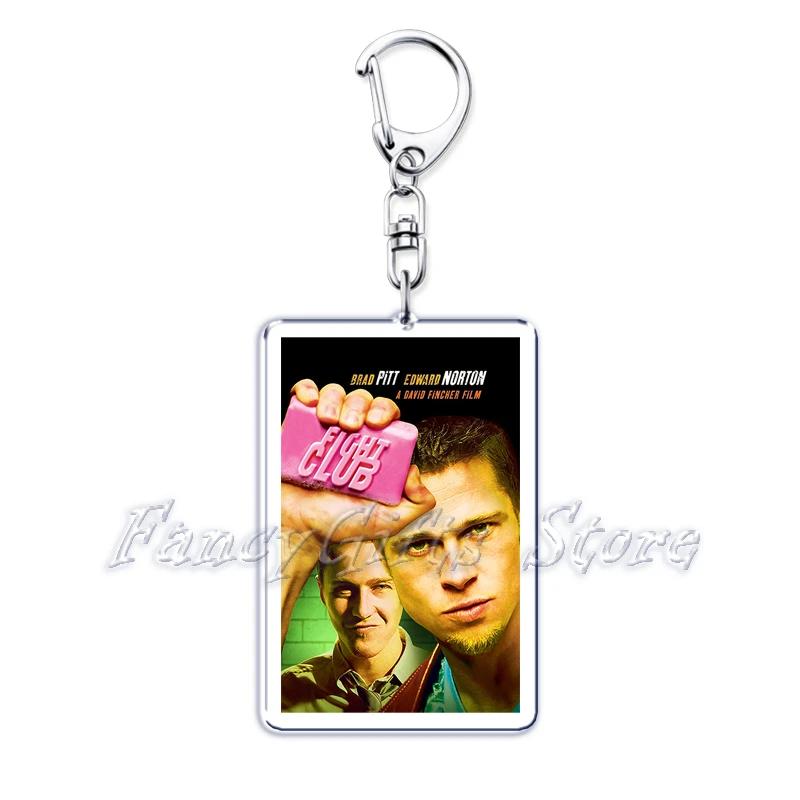 Klassische Film Schlüsselanhänger für Zubehör Tasche Pulp Fiction The Fast Furious Filme Anhänger Schlüsselketten Schlüsselringe Schmuck Fans Geschenke