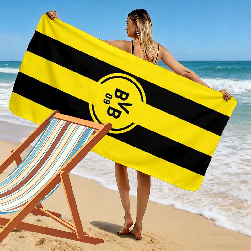 Bold Stripes Emblem Design beach towel Outdoor camping Portable for travel quickdrying swim towel swim Absorbent bath towel beach