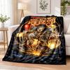 IT Pennywise Flannel Throw Blanket Soft Warm Cozy For Sofa Bed Indoor Home Bedroom Use