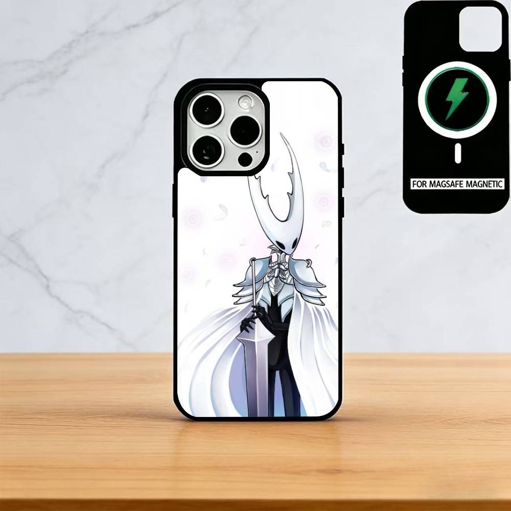 H-Hollow K-Knight Silksong Phone Case For iPhone17,16,15,14,13,12,11 Plus,Pro Magnetic with Magsafe Wireless Charging iPhone15Pro