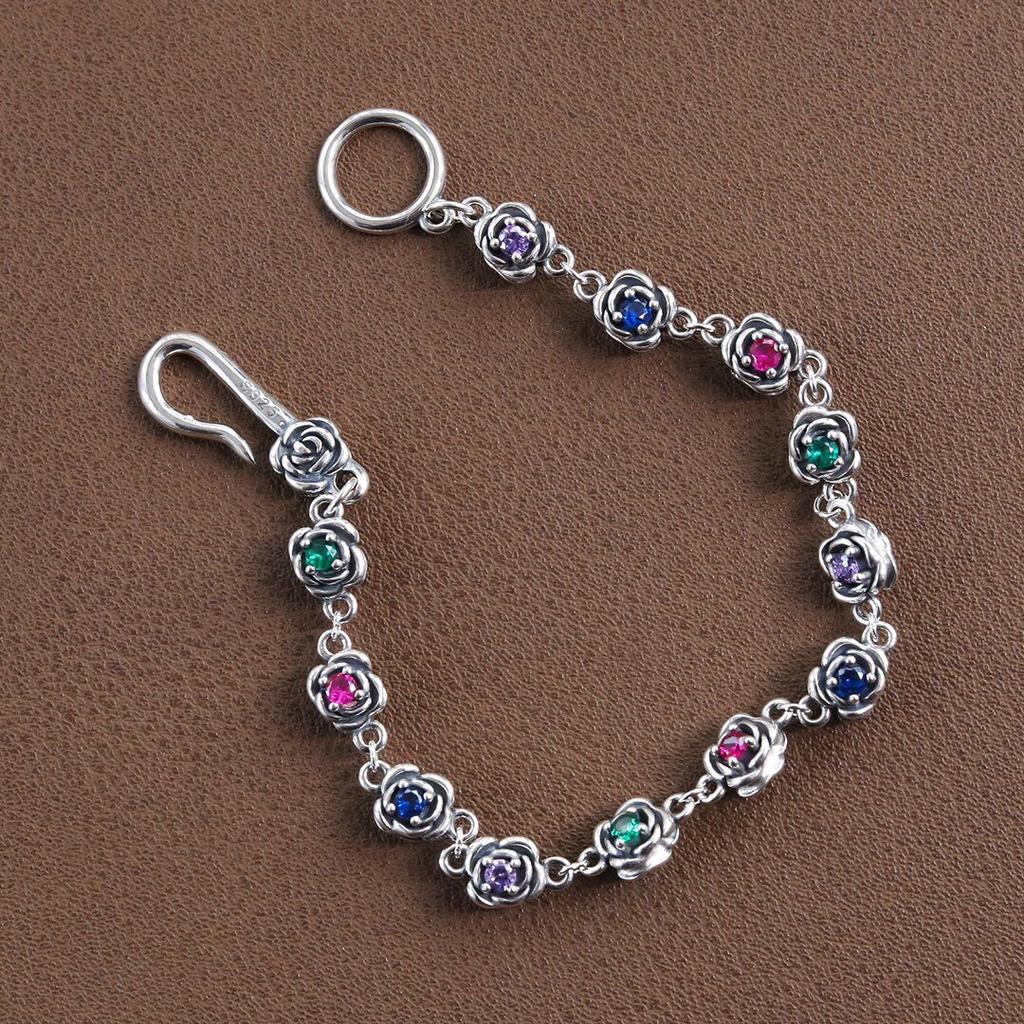 925 Silver Three-Layer Chain Circle Bracelet For Women Simple Exquisite Gift Wedding Accessories