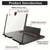 10 Inch 3D Screen Amplifier Video Magnifier for Smartphone Enlarged Mobile Phone Stand Bracket