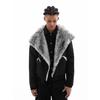51 Hip-Hop American Retro Loose Fur Collar Padded Cotton Jacket for Men, Winter Trendy Brand Couple's Thickened Cotton Coat