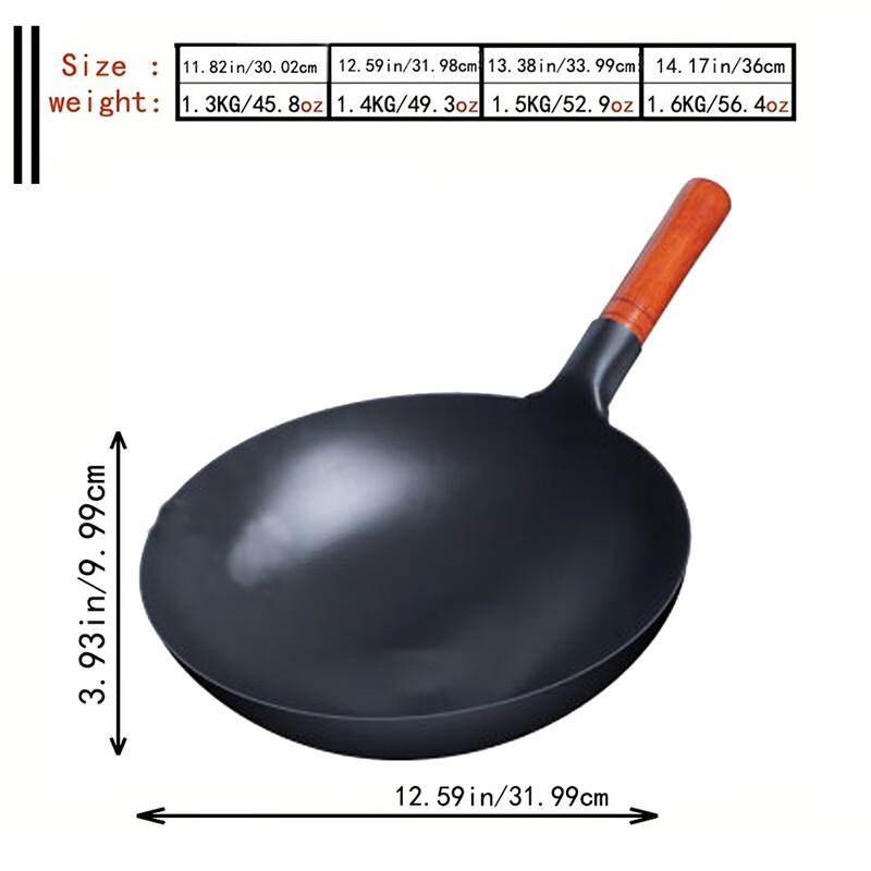 Traditioneller Eisen-Wok