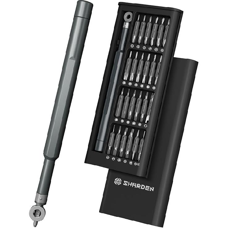 Precision Screwdriver Set 49 in 1 SHARDEN Small Screwdriver Set Magnetic Repair Tool Kit for Laptop, iPhone, Cell Phone, PC, MacBook, Tablet,