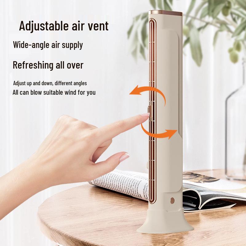 Turmventilator für Zuhause: Vertikale/Horizontale Nutzung, USB, Leises blattloses Design für Schlafzimmer & Baby