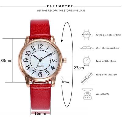 Fashion Women Simple Dial Wrist Watch Casual Luxury Leather Strap Quartz Bracelet Watches Gifts