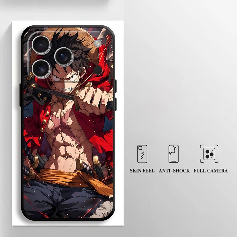 Case for iPhone 17 Pro Max Air 14 7 8 16 15 Plus 12 11 13 Mini SE XS XR Funda Phone Cover Anime OneS P-ieceS