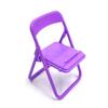 Macaron Color Portable Folding Chair Phone Holder Ornament