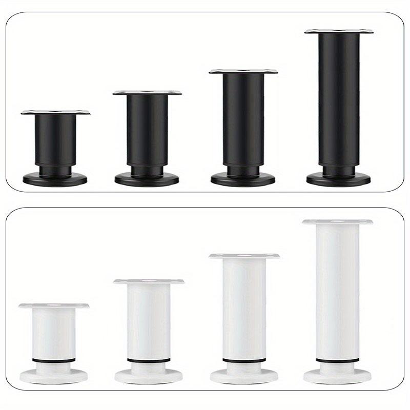 4pcs Adjustable Metal Furniture Legs with Height Customization - Ideal for Cabinets, Sofas & More