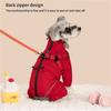 Regulable Dog Rain Jackets Snowproof Windproof Clothes Removable Dog Raincoats for Comfortable Dry Walks