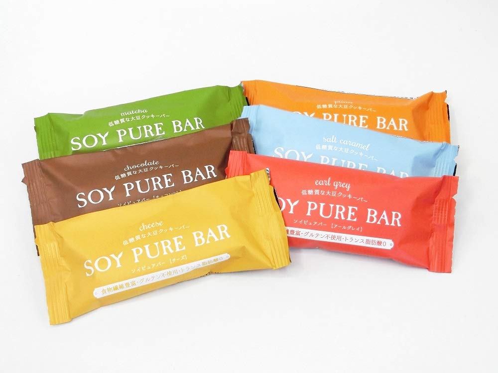 

Низкоуглеводный соевый батончик Pure Bar, набор ассорти, сахар, глютен, низкоуглеводный [Ограничено углеводами, Без углеводов, Бесплатно, Сладости] (12 шт.)