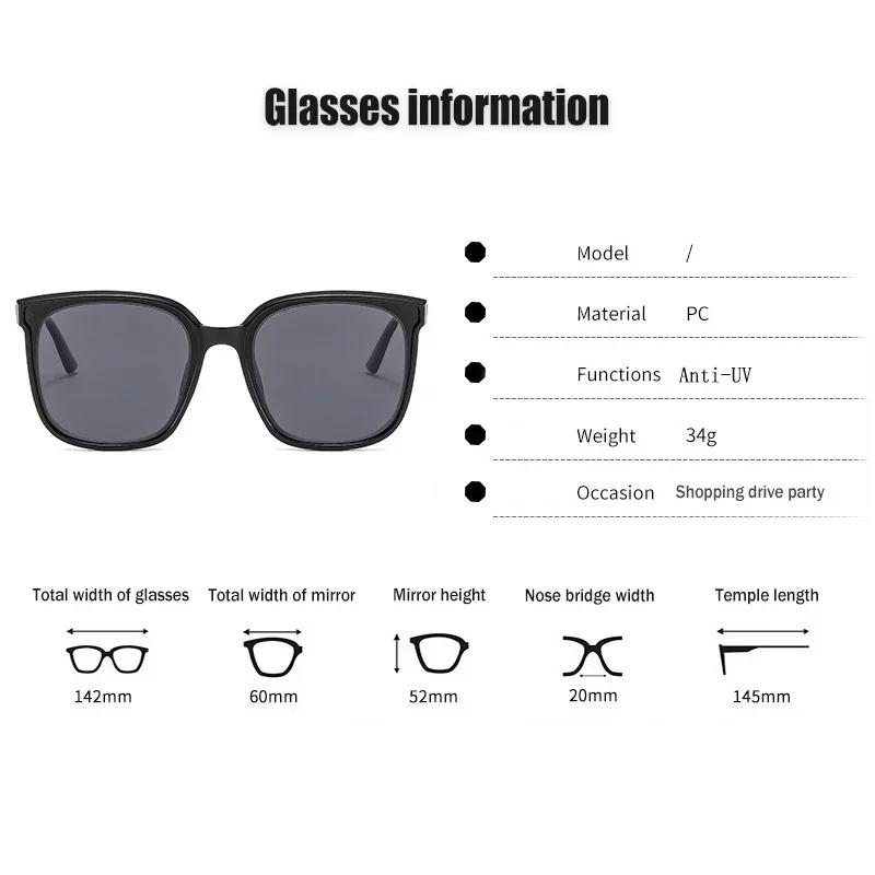 Fashion Oversized Polarized Myopia Sunglasses for Women Men Vintage Outdoor Minus Eyeglasses Finished Optical Sunglasses Diopter