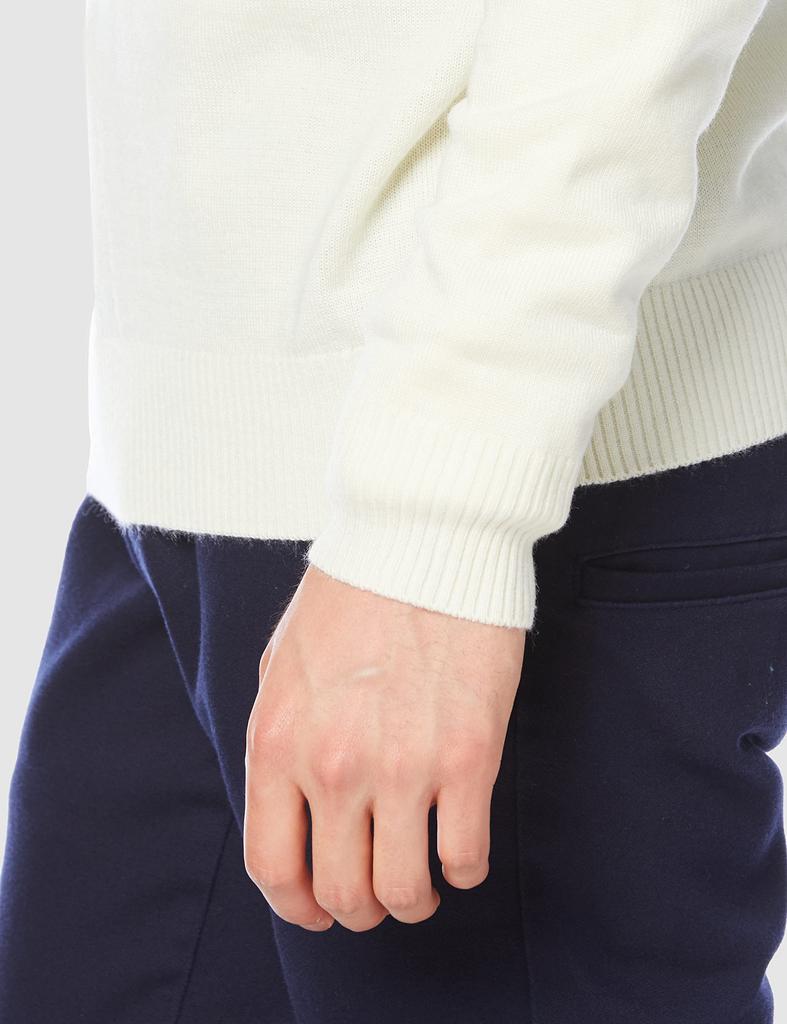 Golf Wear Sweater Knit Material 52JC9A20 White M [Mizuno] V-Neck Men's