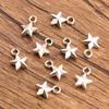 10pcs Hollow-out Pentagram Star Pendant Jewelry Pendant