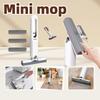 Handheld Mop Multifunctional Small Desktop Mop Handheld Hands-free Washing Sponge Kitchen Hands Free Sponge Absorbs Water Mop