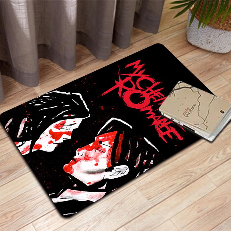 My Chemical Romance Anime Rug Floor Mat for Living Room or Bedroom Soft and Comfortable Carpet a Gift for Birthday and Holiday.ZFF0913390