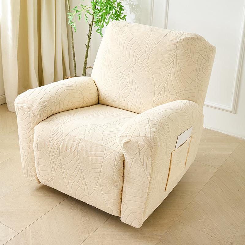 1/2/3 Seater Recliner Sofa Cover Durable Jacquard Lounge Chair Cover for Living Room Elastic Furniture Protector Couch Cover