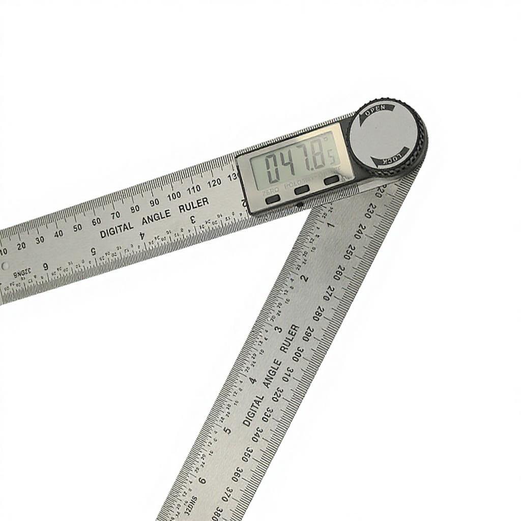JAVIER High-Precision Digital Display Stainless Steel Electronic Angle Ruler Protractor Multi-Function Tool 0-200 economic digital angle gauge dc29ws