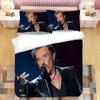 Johny Halyday Beding Set Soft Duvet Cover Bedrom Warm Comforter Covers Single Twin King Sized Dimensions Comfortable Quilt Cover Home Textile