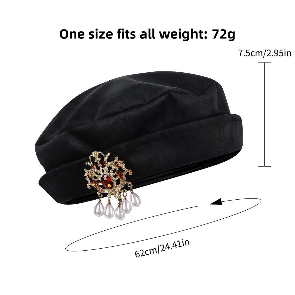 Medieval Renaissance Mens Feather Muzzle Hat With Print Design For Cosplay And Vintage Fashion