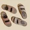 Version~ Leather Half Slippers Women's Summer New Outer Wear Flat-soled Sandals Muffin Platform Shoes