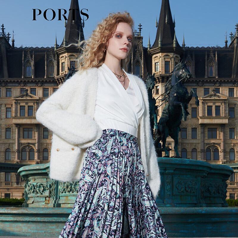 Ports Women's Long-Sleeve Mid-Length Knit Cardigan