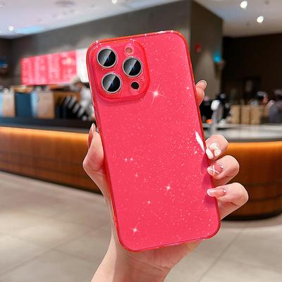 Kameraobjektivschutz Glitzerhülle für iPhone 15 Pro Max 14 Plus 13 12 11 X XS XR SE 2022 2020 7 8 6S 15Pro 14Pro 13Pro Süßes Handyzubehör