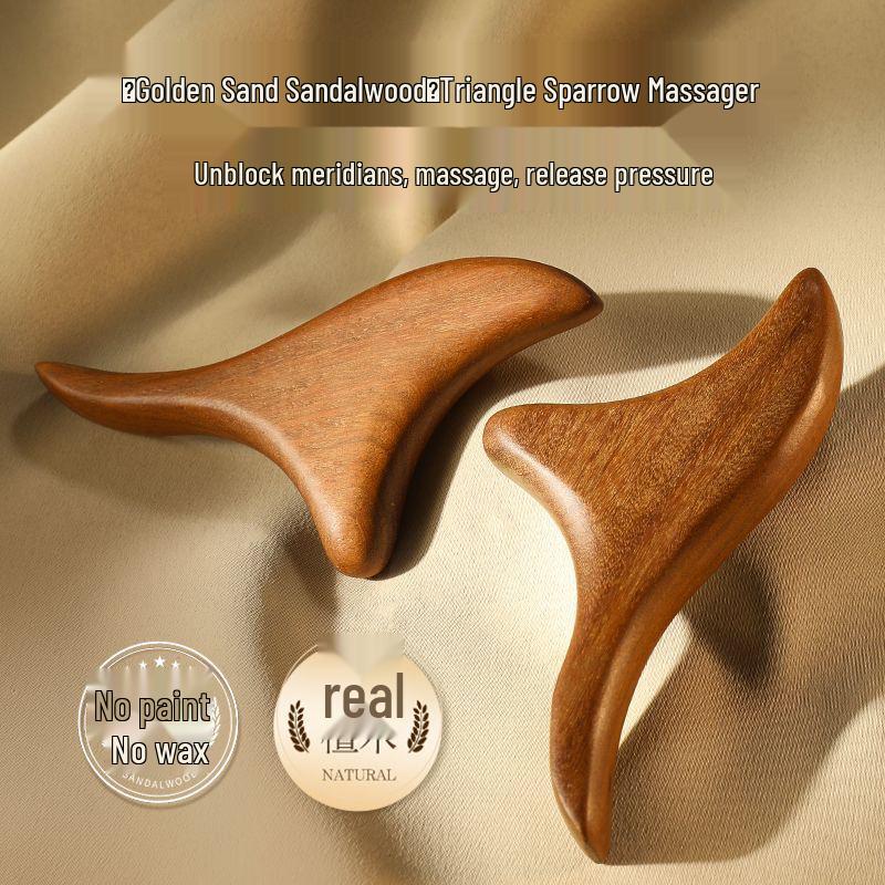 Sandalwood Chicken Wing Wood Gua Sha Acupoint Foot Massager
