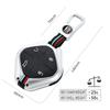 Zinc Alloy + Silicone Full Cover Car Key Case for 2022 2023 2024 Jetour DASHING X-1 Plus DTC Car Remote Key Protection Shell