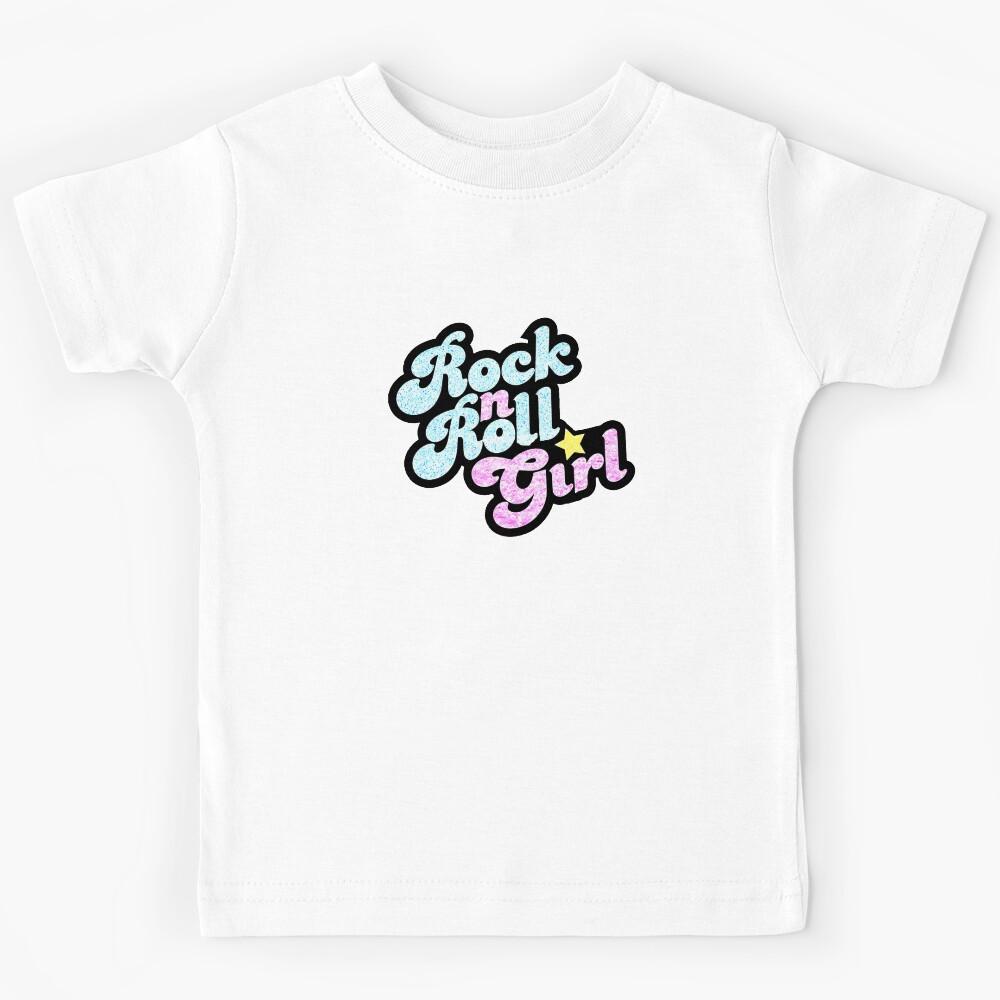 Best Selling! Vintage Retro Rock n Roll Girl Kids T-Shirt 160