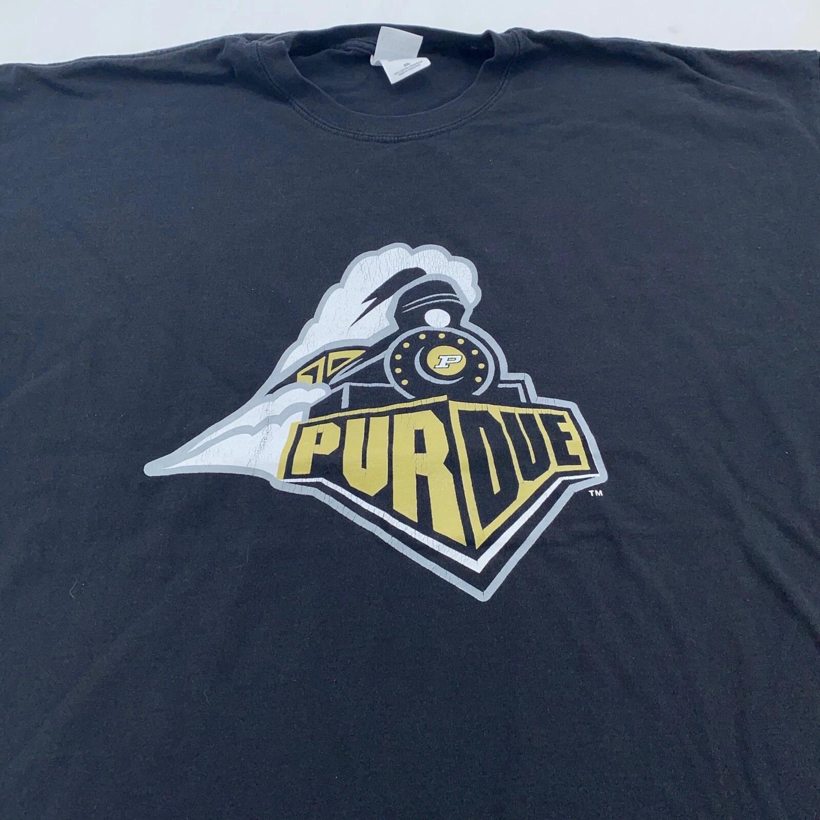 vintage 90s PURDUE UNIVERSITY BOILERMAKERS T-Shirt 3XL ncaa M