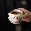 120ML Ru Kiln Persian Cat  Zen Teacup Retro Master Cup Personal Cup Kungfu Tea Set Opening Can Raise Tea Ceremony
