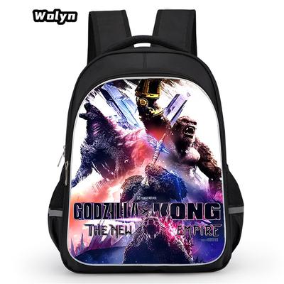 Godzilla School Bag High Definition Printing Wear-Resistant Multi-Functional Load Reduction Spine Backpack