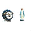 Graceful Resin Lady Ornament for Living Room And Bedroom Decor Mary Catholic Sculpture Desk