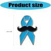 Mustache Badges Alloy Materials For Hat Bags Handmade Projects And Fashion