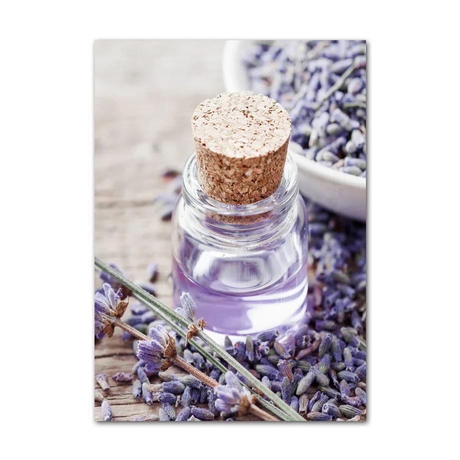 

Лавандовый Венок Поезд Велосипед Фиолетовый Пейзаж Настенное Искусство Скандинавские Постеры Холст Живопись и Принты Настенные Картины Декор Гостиной 20x30cm No Framed